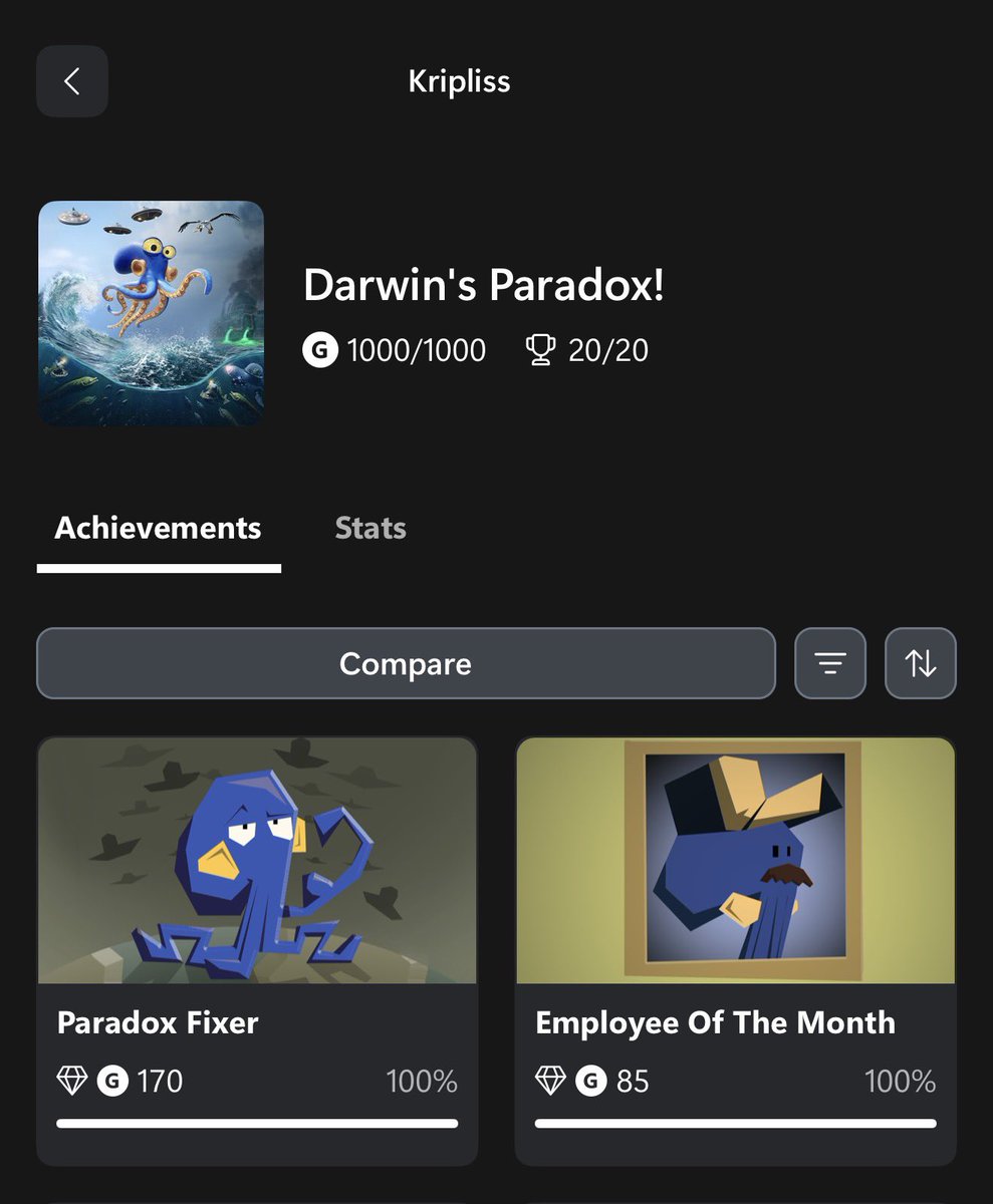 2026 Completion #17
Darwin’s Paradox
#Xbox

A really unique and entertaining platformer that is actually pretty challenging! It’s got some sections that are super frustrating to say the least 😂 but a fun game that seems like might get a sequel by the way it ends 👀 worth a play!