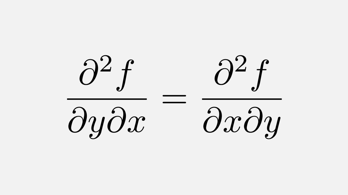 Euler was the first to prove that partial derivatives can be interchanged.