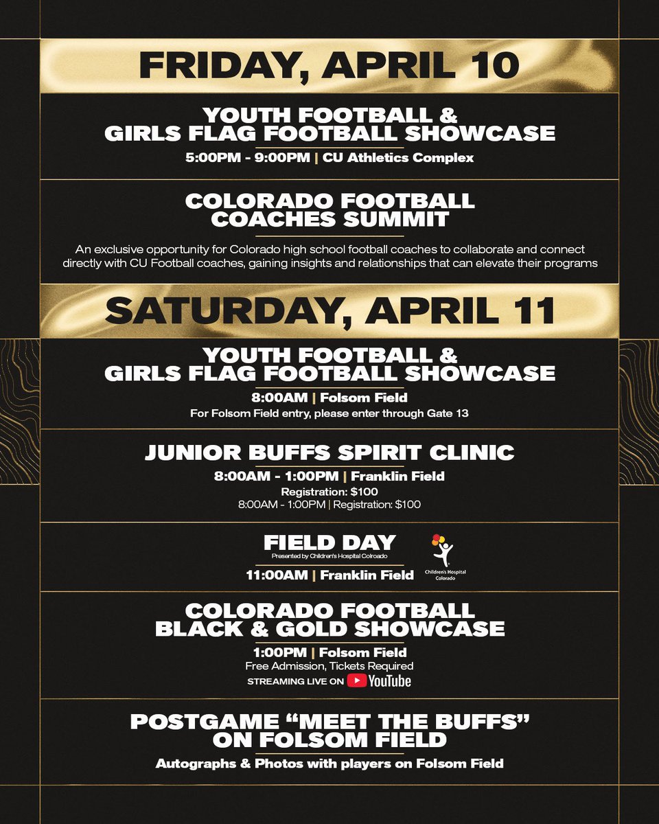 Colorado Buffaloes Football tweet media