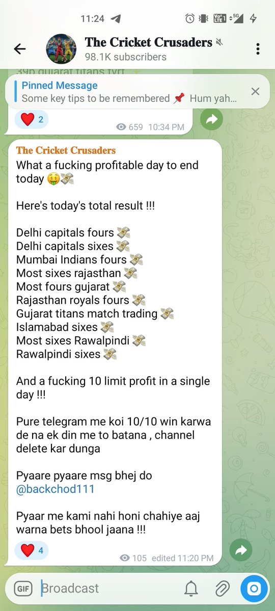 The cricket crusaders ( T.C.C ) tweet media