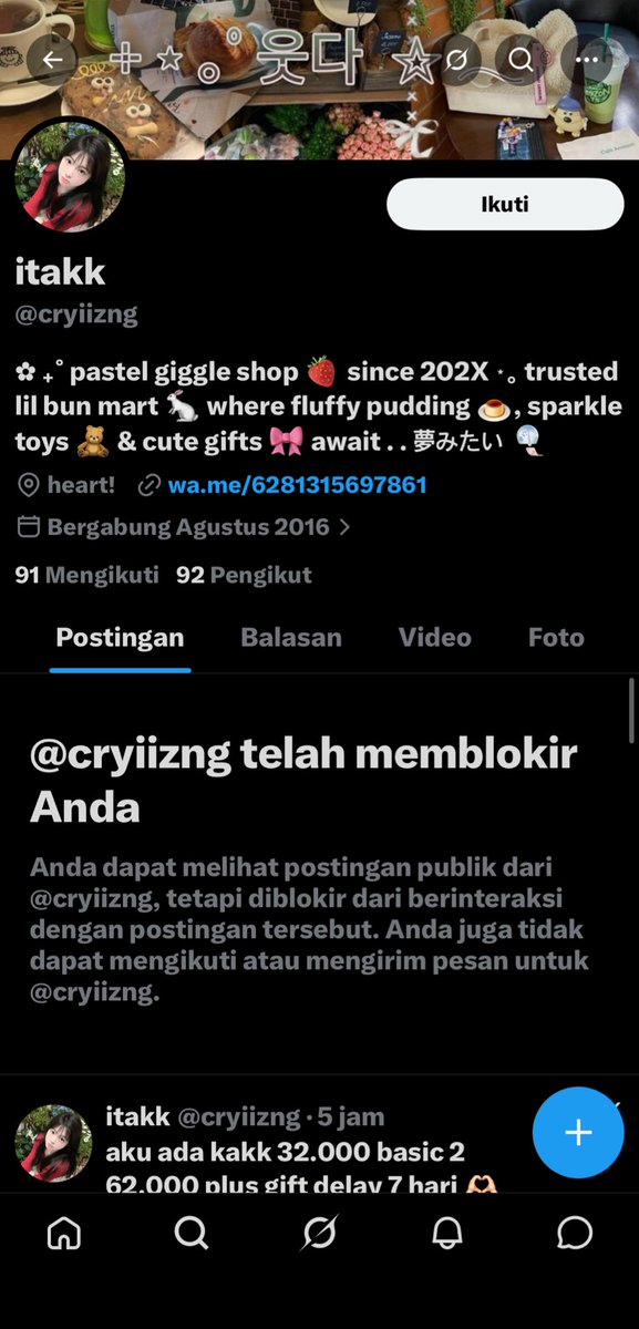 cherryberrystro's tweet photo. HELP RT #zonauang

@hadjaxr @cryiizng @cthaser scammer orang yang sama https://t.co/gQFRxr17nA