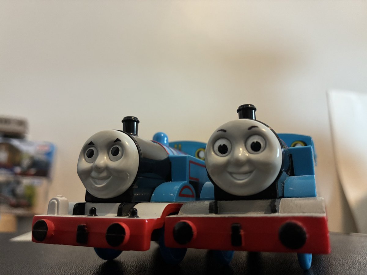 Thomas is looking a little different today for some reason….