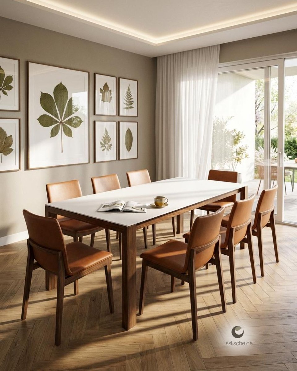 Amalfi Holz: Dein Massivholztisch für lange, helle Abende &amp; gesellige Runden! Edles Design, filigran &amp; optional ausziehbar. Gestalte jetzt! #EsstischAmalfiHolz #Massivholzliebe #Frühlingsabend tinyurl.com/22xbc7s7