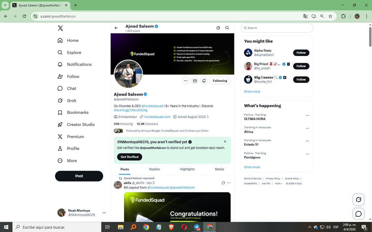 NMontoya98376's tweet photo. @Blaze_zxcc @fundedsquad @ajwadthefalcon All DONE https://t.co/waL1xFhCKt