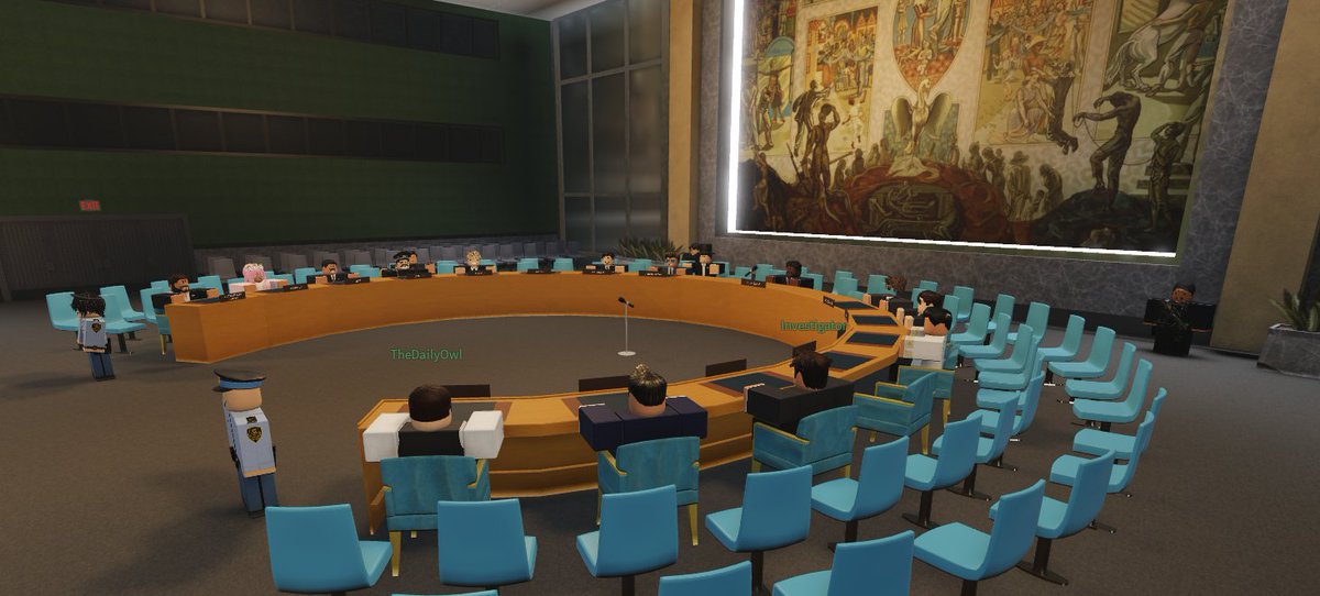 _GovernorsManor's tweet image. Today, the Governor of Peace, alongside Ambassador dauntfulness, attended the State of Firestone’s first-ever United Nations Security Council session. This administration has made historic strides in advancing Firestone’s foreign affairs—and we’re just getting started.