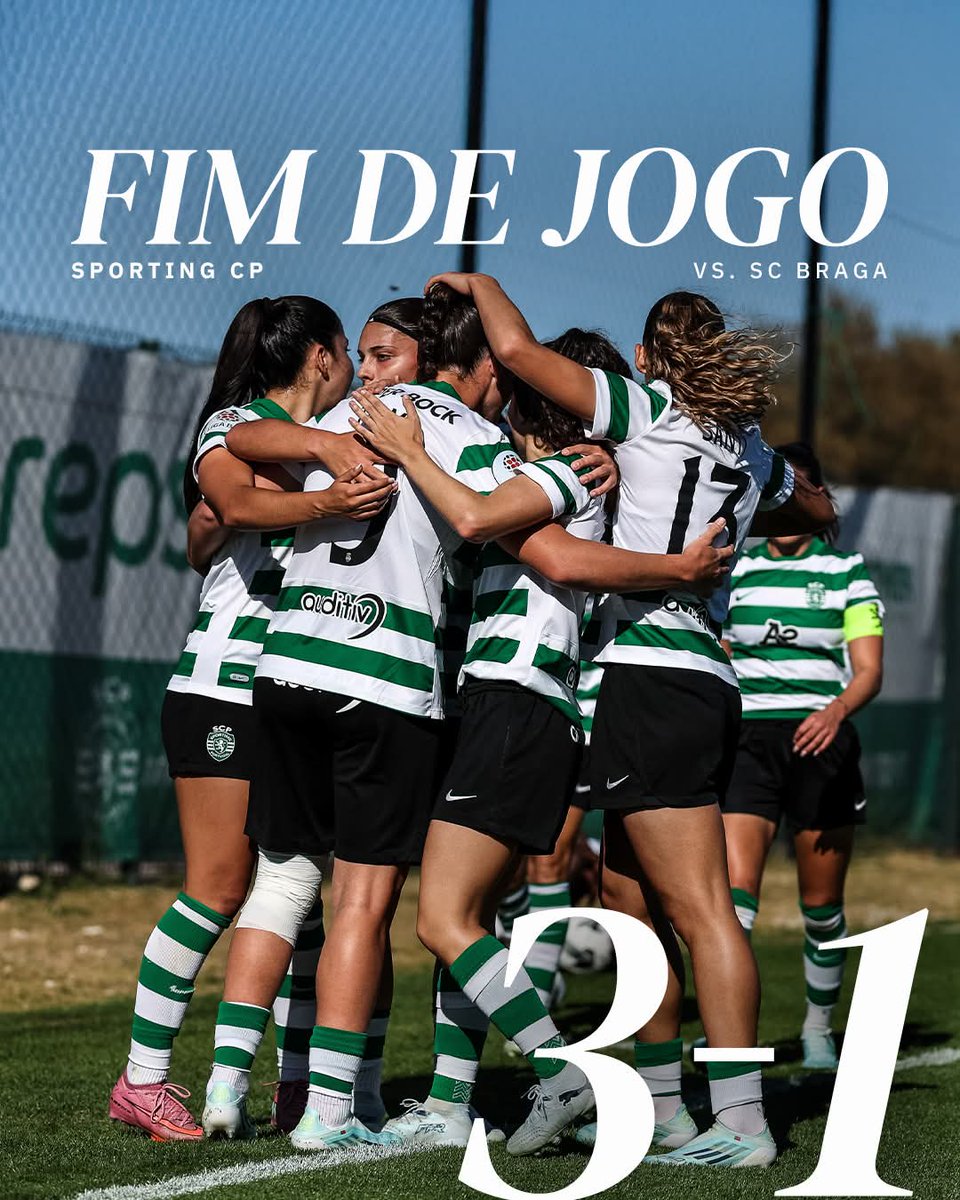 De regresso aos 𝗧𝗥𝗜𝗨𝗡𝗙𝗢𝗦 na #LigaBPI ✅ Bravo, Leoas 🦁

⚽ Telma Encarnação (2) e Érica Cancelinha

#SCPSCB #SportingCP #NúcleoSCPBarcelos