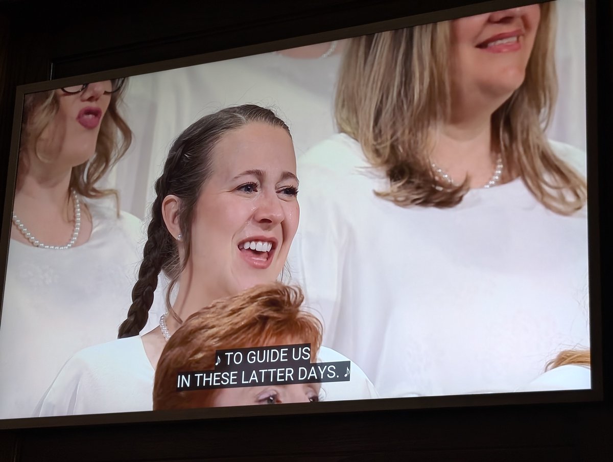 kewish's tweet image. Ok--crying/smiling/singing girl in the @TheTabChoir got me! 😭

This is why I could never be in the Choir, because I would not just be crying and smiling and singing and looking beautiful. I would be an ugly-cry-faced, red-eyed, sniffling mess! 😀

#LDSConf #GeneralConference