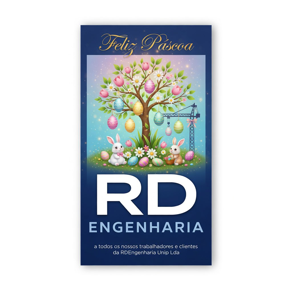 rdengenharia's tweet photo. 🐰 Feliz Páscoa! 🌸
Que a alegria desta época renove as nossas energias e fortaleça os laços que construímos juntos.
Desejamos a todos os nossos trabalhadores e clientes uma Páscoa repleta de paz, saúde e momentos felizes em família.
Obrigado por fazerem parte da nossa história! https://t.co/kUZ5BSVa1L
