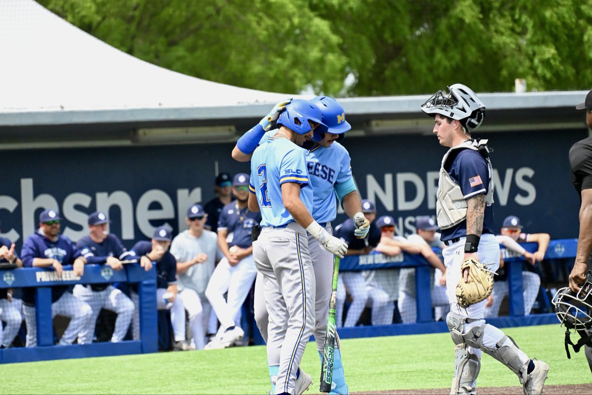 McNeeseBaseball's tweet photo. Blink and you missed it 🚀

#GeauxPokes https://t.co/6BLCfcr21T