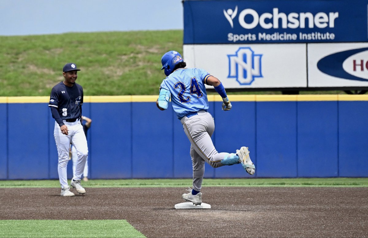 McNeeseBaseball's tweet photo. Blink and you missed it 🚀

#GeauxPokes https://t.co/6BLCfcr21T