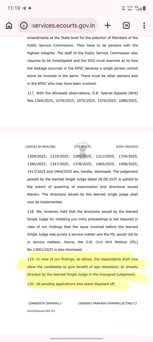 High court द्वारा दिए गए (SI BHARTI 2021 )
के decision का point no 119 पढ़ा जाना चाइए । 
<a href="/Kunal_Alwar/">कुनाल भटनागर</a> <a href="/kim_jong07/">किम जोंग</a> <a href="/sharatjpr/">Sharat</a> <a href="/arvindchotia/">Arvind Chotia</a> <a href="/educationnagari/">Education Nagari</a> #si_भर्ती_2021