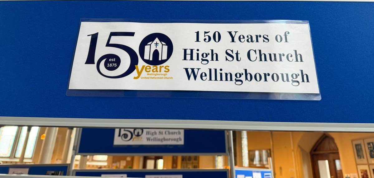 davidgoss's tweet photo. It was great to drop into the coffee morning at Wellingborough United Reformed Church and see the wonderful displays marking 150 years of the church and its place within the wider Christian community, alongside an exhibition celebrating 500 years of the Bible in English.

The current building on the High Street dates back to 1876 and was built through the efforts and fundraising of local people. 

A real testament to the strength of community spirit in Wellingborough.

Thank you to everyone for the warm welcome and for sharing such an interesting part of the town’s heritage.