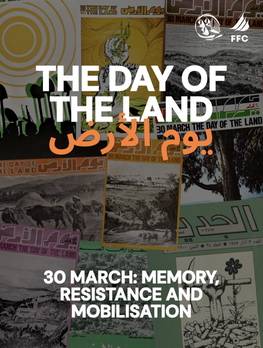 ViaCampesinaBE's tweet photo. #PalestineLandDay marks #30March 1976, when Palestinians protested land confiscation and faced violent repression and massacre by the occupiers.
#PalestinianLandDay is not just a moment in history, but a reminder that the struggle for justice and self-determination continues. https://t.co/M4GBE8HQWa
