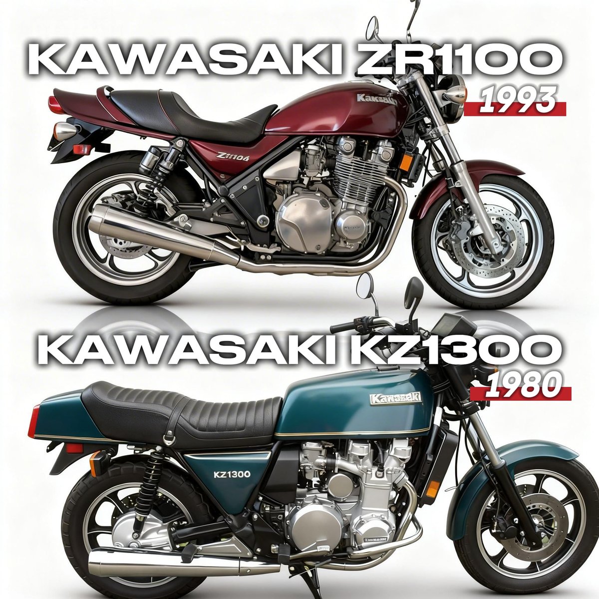 Moto_History's tweet image. The ZE1100 was faster than the KZ1300 six.  The 1100 was more sport, the 1300 was more for touring.  #kawasakimotorcycles  #motorcyclestyle  #japanesemotorcycles  #allthingsmotorcycle  #motorcyclist