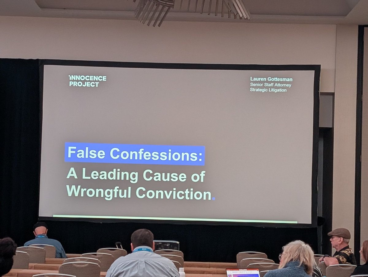 FMHAC's tweet photo. We're winding down with a fantastic closing plenary session of the @FMHAC 2026 Annual Conference, False Confessions: A Leading Cause of Wrongful Conviction https://t.co/0sWtjOe6DY