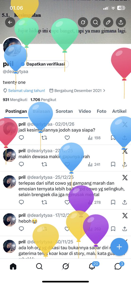 dearlytyaa's tweet photo. tetap konsisten https://t.co/D1QCQam0Q2