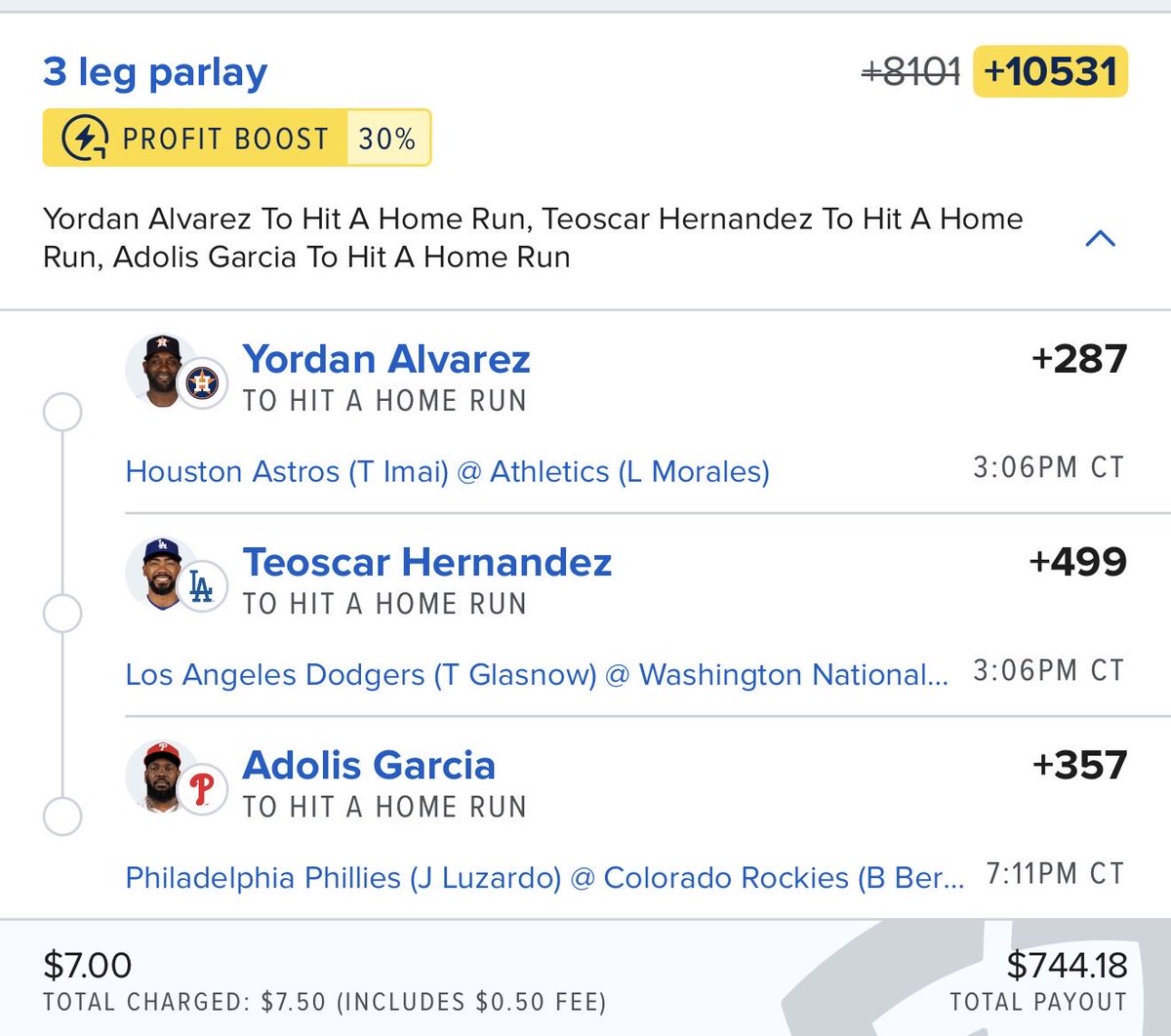 Prop Bet King tweet media