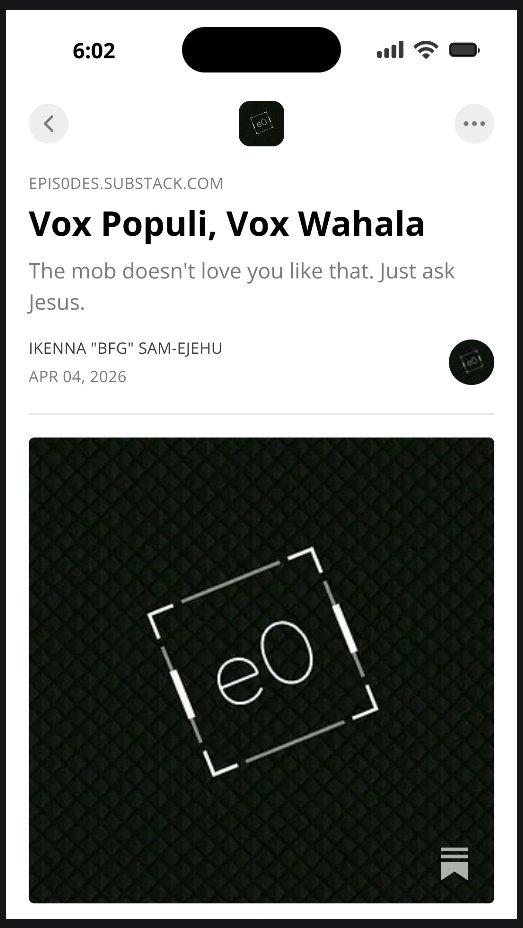 A slightly different takeaway from the Holy Week. #e0Friday is live a day late, but still.
open.substack.com/pub/epis0des/p…