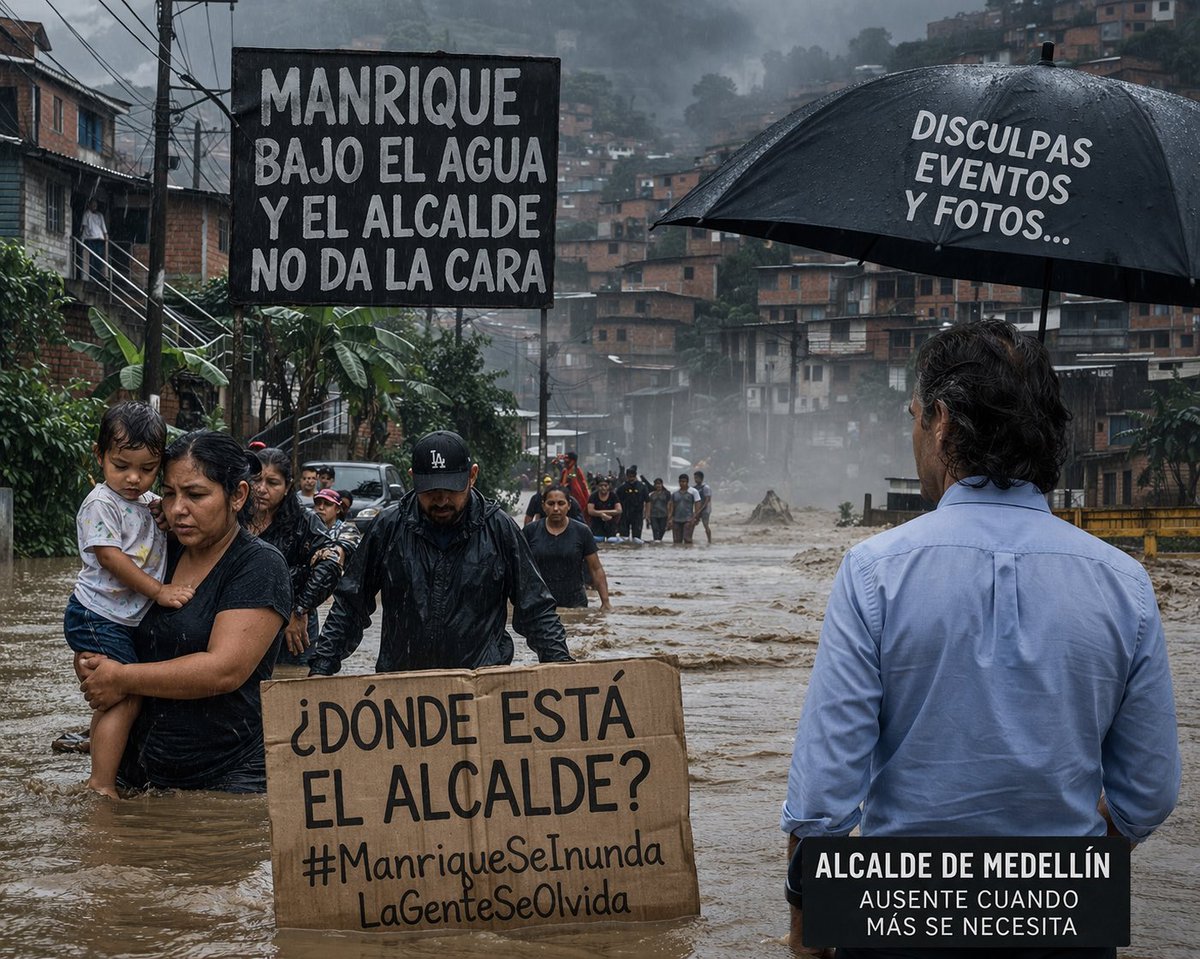 AlbertCorredor's tweet photo. Es la gente más vulnerable de Medellín la que sufre la ausencia y desidia de un Alcalde incompetente y clasista. https://t.co/feGgPZRuVc