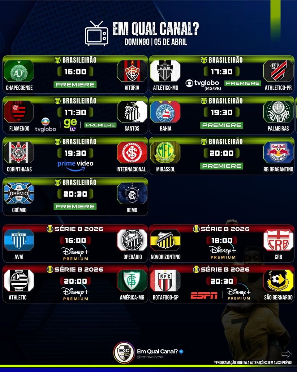 Em Qual Canal? tweet media