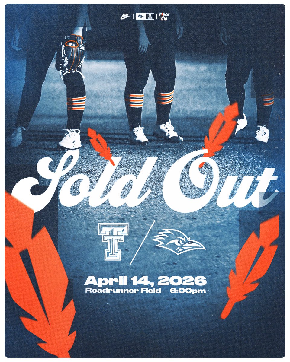 UTSASoftball's tweet image. Tickets for the Texas Tech game on 4/14 are SOLD OUT, but don’t worry, they’re still available for the final home series against Charlotte! 

🎟️: goUTSA.com/sbtickets 

#BirdsUp 🤙 | #LetsGo210 | #PluckEm 🪶