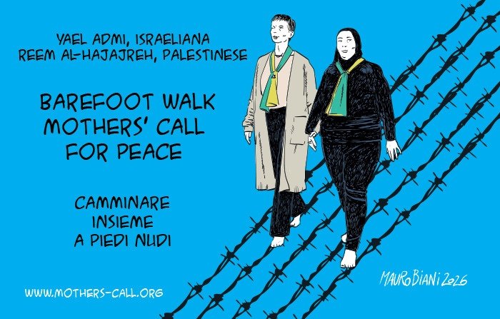 nonsonpago1's tweet photo. .@maurobiani
Yael Admi,#israeliana e Reem Al-Hajajreh,#palestinese
Barefoot Walk Mothers’Call For #Peace
Camminare insieme a piedi nudi
Chi #rinasce e ci aiuta a #rinascere
#Pasqua #speranza
@repubblica
Qui il progetto:https://t.co/OB4QoUR1t1
#Biani!
#girodiFo #blob @BlobRai3 https://t.co/X3wotBANUD