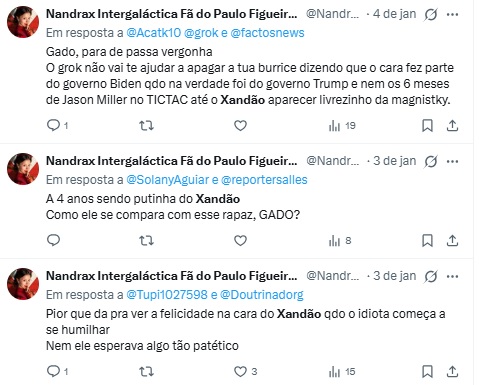 Nandrax Intergaláctica Fã do Paulo Figueiredo tweet media