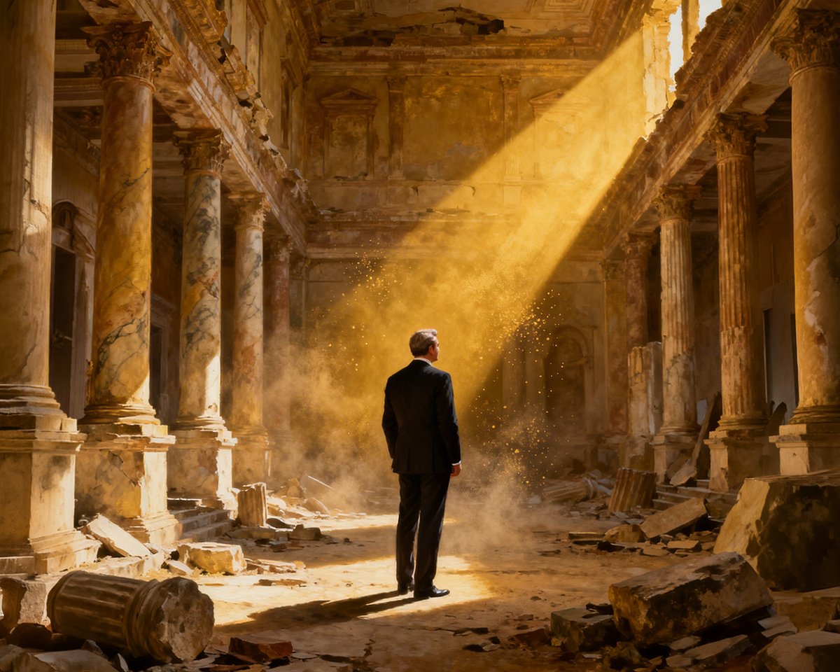 victorkoum's tweet photo. 🔥🏛️ Οι τελευταίες μέρες της Ρώμης

Δεν έμοιαζαν με τελευταίες μέρες.

Ο κόσμος συνέχιζε να κινείται, αγορές άνοιγαν, γραφειοκράτες υπέγραφαν έγγραφα, αξιωματούχοι εκφωνούσαν λόγους για το μεγαλείο της αυτοκρατορίας. Κι όμως, το 476 μ.Χ., ο Ρωμύλος Αυγουστύλος έχασε τον θρόνο. Με μια διαφορά. Όχι σε πεδίο μάχης. Δεν υπήρξε επική σύγκρουση, δεν χύθηκε αίμα πολεμιστών. Ένας Γερμανός αξιωματικός από τις τάξεις του ίδιου του ρωμαϊκού στρατού, ο Οδόακρος, του είπε απλώς «φύγε» και το παιδί-αυτοκράτορας αποχώρησε με σύνταξη. Αθόρυβα. Χωρίς δράμα.

Γιατί η πραγματική κατάρρευση είχε ήδη συμβεί, αόρατη και σταδιακή, μέσα στις αίθουσες και τους διαδρόμους που έλαμπαν ακόμα από χρυσάφι.

Δεν ξέρω γιατί μου έρχεται αυτή η εικόνα τώρα.

Ίσως γιατί ζούμε σε μια εποχή όπου η εξουσία μιλά με αυτοπεποίθηση για σταθερότητα, ενώ οι θεσμοί, δικαστικοί, ευρωπαϊκοί, δημοσιογραφικοί, κοιτούν προς την Αθήνα με ένα βλέμμα που δεν μοιάζει με θαυμασμό. Υποκλοπές που έγιναν σύστημα. Τέμπη που έγιναν εφιάλτης χωρίς τέλος. Σκάνδαλα που ανοίγουν σαν παράθυρα και κλείνουν πριν αεριστεί το δωμάτιο.

Κι έπειτα υπάρχει η Κοβέτσι. 

Η Ευρωπαία Εισαγγελέας δεν είναι εξωτερική απειλή, εχθρός από τα βάρβαρα σύνορα. Είναι θεσμός που γεννήθηκε μέσα από το ίδιο ευρωπαϊκό οικοδόμημα που η κυβέρνηση αδιάκοπα επικαλείται. Ακριβώς όπως ο Οδόακρος δεν ήρθε από έξω, ήταν αξιωματικός της ίδιας της Ρώμης. Αυτό είναι το τρομακτικό. Δεν σε καταστρέφει ο εχθρός. Σε καταστρέφει μέρος του συστήματος που ο ίδιος οικοδόμησες.

Και οι κάλπες; Αυτές είναι ο μόνος Οδόακρος που αξίζει σε δημοκρατία.

Η ιστορία δεν επαναλαμβάνεται, λένε. Αλλά ριμάρει, και αυτή η ρίμα αρχίζει να γίνεται ακουστή. Οι τελευταίες μέρες μιας εξουσίας σπάνια μοιάζουν με τις πραγματικά τελευταίες μέρες. Μοιάζουν με κανονικές, μέχρι τη στιγμή που κάποιος μπαίνει στο δωμάτιο και λέει «τελείωσε».

Εκείνη τη στιγμή δεν θα χρειαστεί να το εξηγήσει κανείς περαιτέρω.