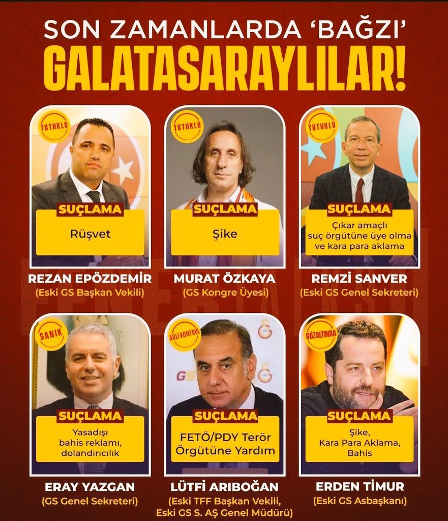 #TSvGS
#GSvTS
Şike ve Bahis- Yapı Sporun 
Nişanesi
 Hiçbir zaman UNUTULMAYACAK 
<a href="/UEFA/">UEFA</a> 
<a href="/TFF_Org/">TFF</a>