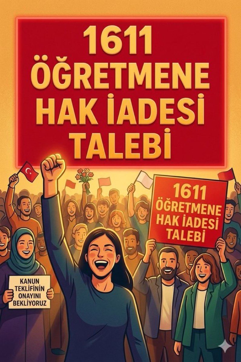 1611 öğretmen için verilecek destek, bir mağduriyetin kapanması kadar, toplumun adalet duygusunun da onarılması anlamına gelecektir.

<a href="/kemalkarahanmv/">Kemal Karahan</a> <a href="/mhulkicevizoglu/">Hulki Cevizoğlu</a> <a href="/yilmazbuyukaydn/">Yılmaz Büyükaydın</a> <a href="/ilyastopsakal/">İlyas TOPSAKAL</a> <a href="/saffetsancakli/">Saffet Sancaklı</a>

#MeclistenMülakatMüjdesi