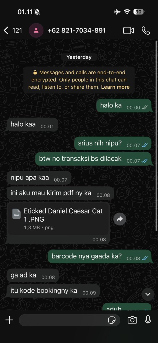 justjass2j's tweet photo. TIATI SAMA NI PENIPU TIX DANIEL CAESAR JAVA JAZZ FEST
@dingdgin https://t.co/emYtsa1ebB