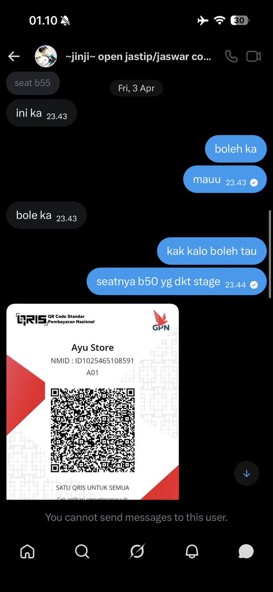 justjass2j's tweet photo. TIATI SAMA NI PENIPU TIX DANIEL CAESAR JAVA JAZZ FEST
@dingdgin https://t.co/emYtsa1ebB
