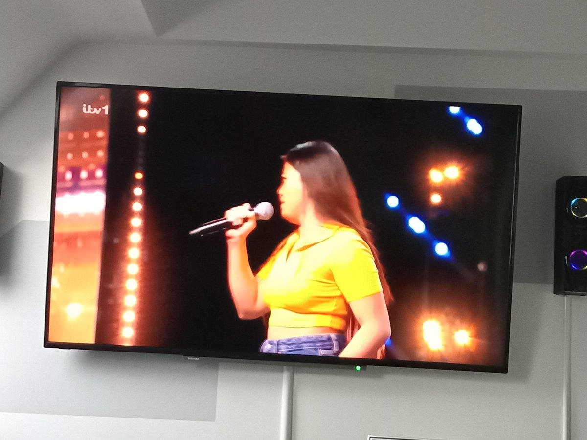 TrevCampbell's tweet image. Wow and the winner of #BGT @BGT is going to be Rochelle 🎤