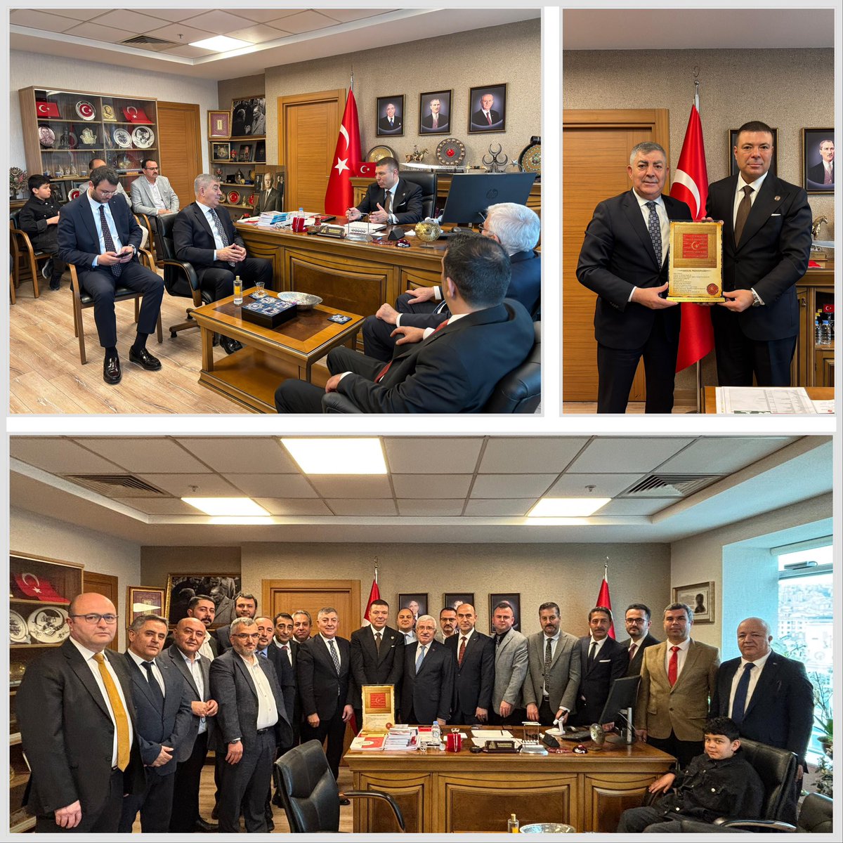 hilmigokcinar's tweet photo. Kırşehirli Dernekler Federasyonu (KIRFED) olarak,Yönetim Kurulu Üyelerimiz,Yüksek İstişare Kurulu Üyelerimiz, Federasyonumuza bağlı Dernek başkanlarımız ve Gençlik kollarımızdan oluşan bir heyetle 
Milliyetçi Hareket Partisi (MHP)
Genel Başkan yardımcılığına atanan hemşerimiz, Federasyonumuz Yüksek istişare kurulu üyesi ve Kırşehirli İş İnsanları (KIRSİAD)başkan vekili Özgür BAYRATAR’ı tebrik ve hayırlı olsun  ziyaretinde bulunduk.
Kıymetli hemşerimize görevinde başarılar diliyorum.
@oozgurbayraktar 
@Kirsehir_Fed40