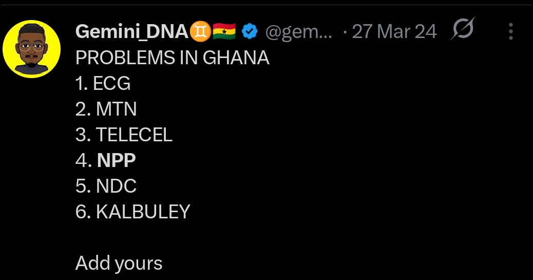 Gemini_DNA♊️🇬🇭 tweet media