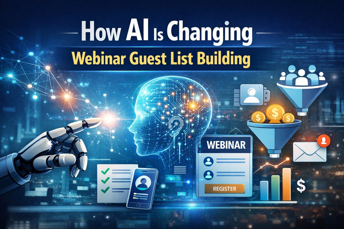 Check out my latest article: How AI Is Changing Webinar Guest List Building, Management, Monetization &amp;amp; Follow-up linkedin.com/pulse/how-ai-c… via <a href="/LinkedIn/">LinkedIn</a>