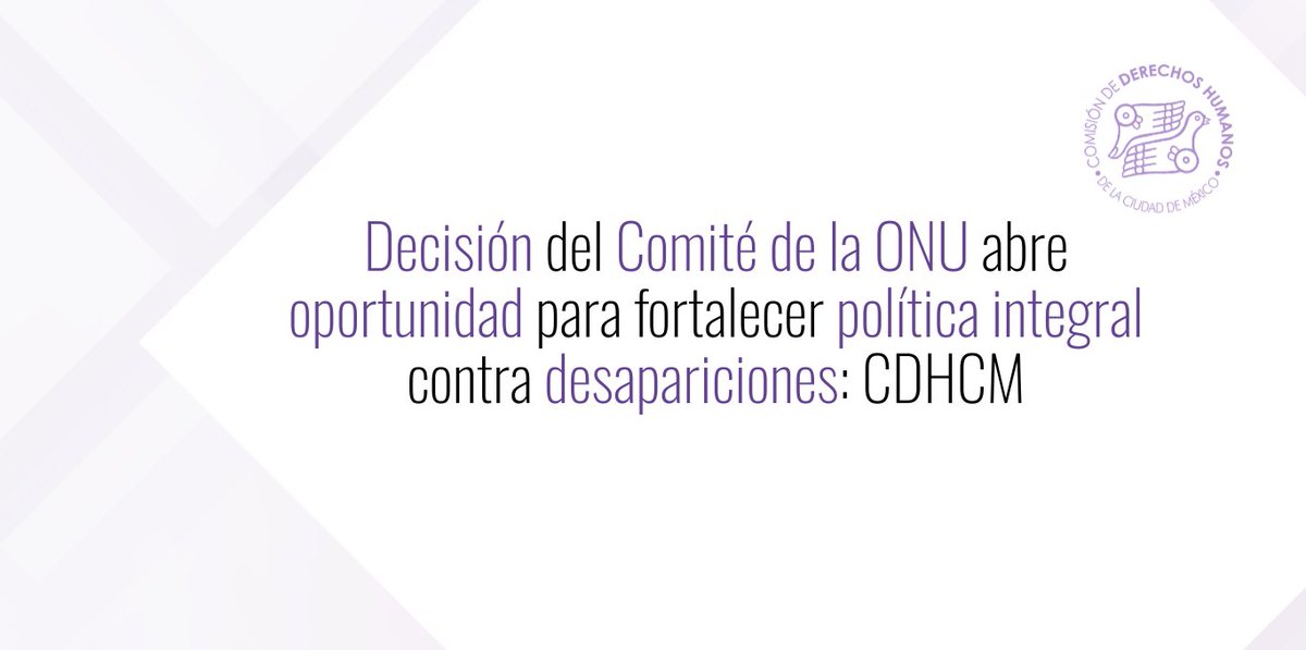 Comisión de DH de la Ciudad de México tweet media
