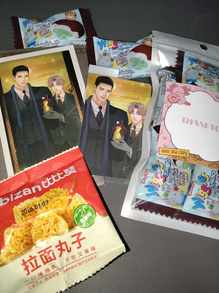 ได้รับของแล้วนะค้าบ แม่ค้าน่ารักมากกก ก.ไก่ล้านตัว 😭✨ ขอบคุณที่สานฝันนะค้าบ เลิฟสุดๆ🫶🏻🎀ขอบคุณสำหรับขนมด้วยนะคับ #axyiRw