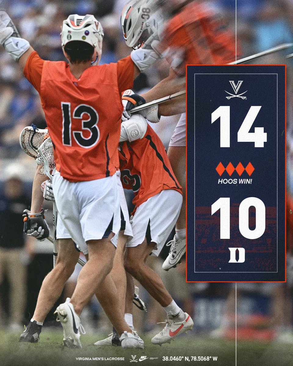 UVAMensLax's tweet image. THE WAIT IS OVER...THE STREAK IS BROKEN‼️

For the first time in 22 years in the regular season 😤

#GoHoos