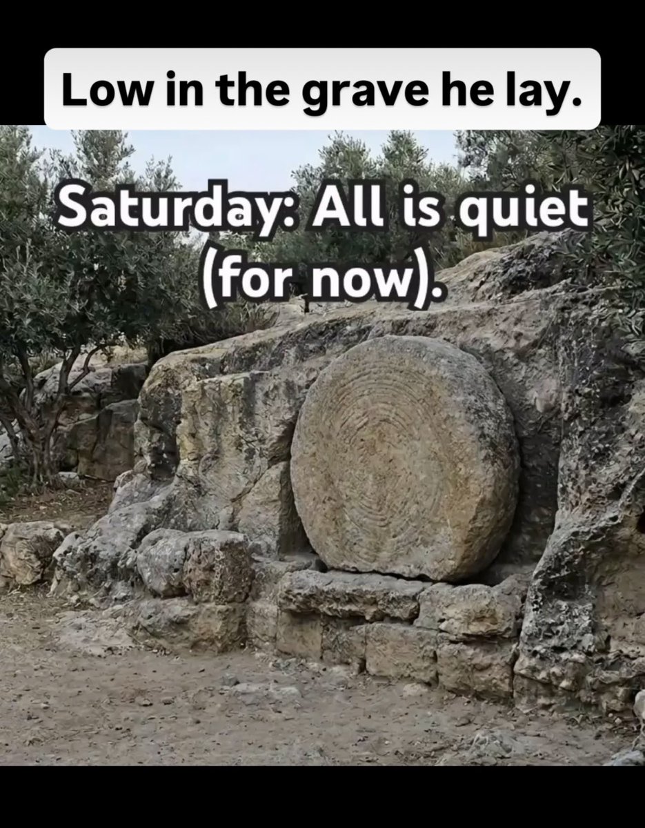Saturday of Holy Week: A day of quiet reflection.