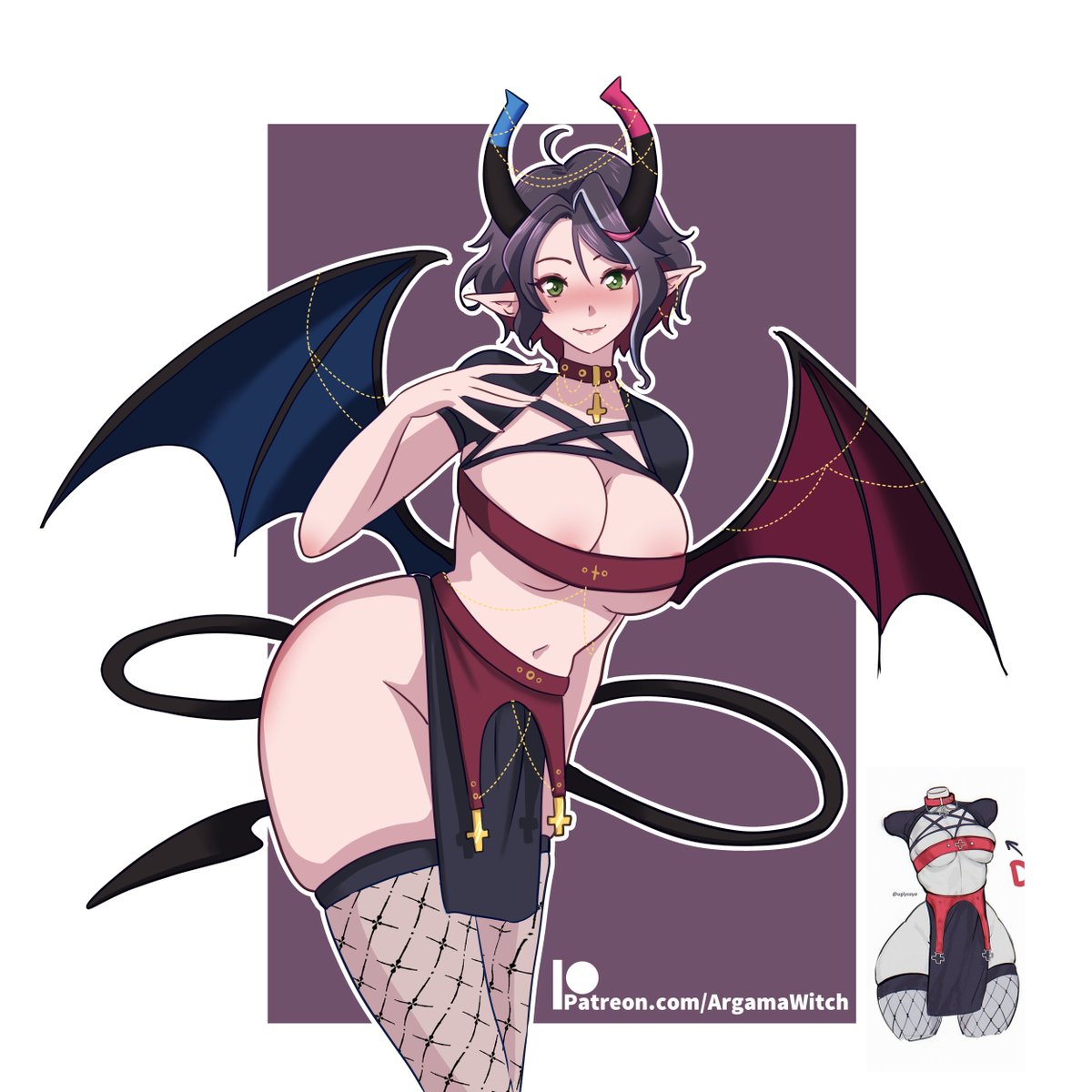 ArgamaSama's tweet photo. One of the lewd images from my Patreon this month. https://t.co/Gd35uDhHyl