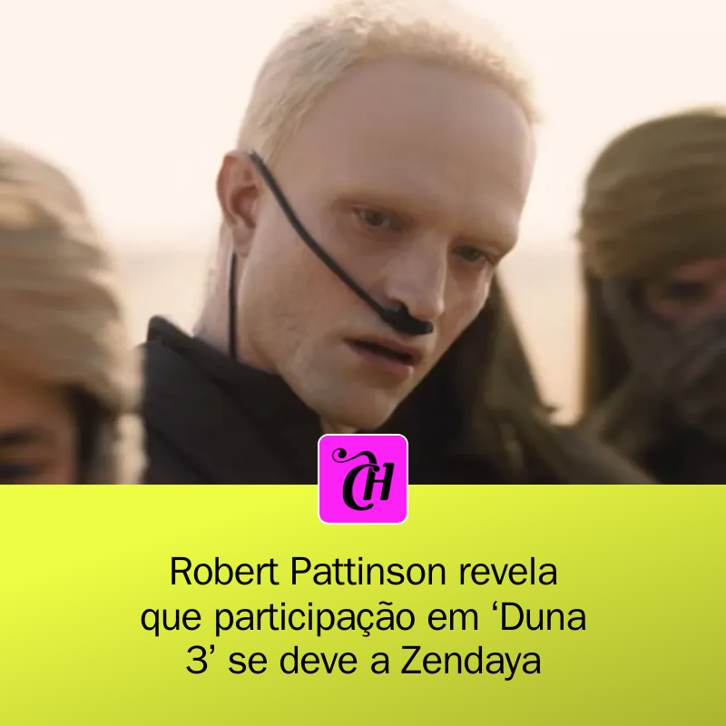CAPRICHO's tweet photo. 🎬✨ A colaboração entre Zendaya e Robert Pattinson está a todo vapor! Ele revela que sua participação em 'Duna 3' só aconteceu graças à atriz. Quer saber como aconteceu essa conexão? Confira! #Duna3 #Zendaya #RobertPattinson
https://t.co/Vbs70KuSzJ https://t.co/nBvFXlr41p