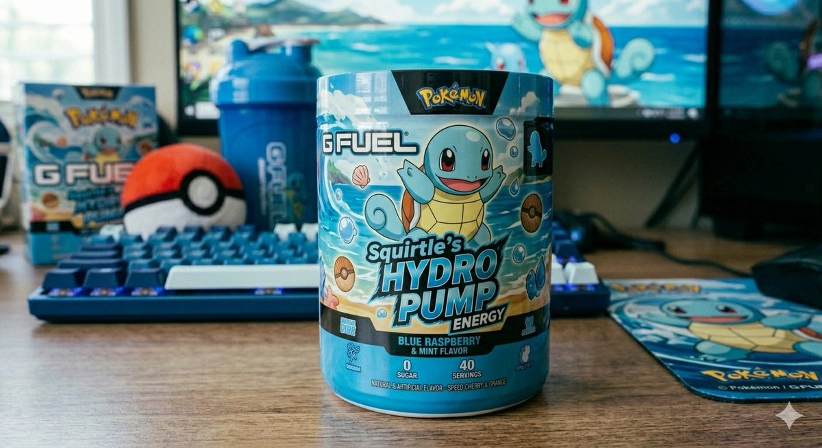 GameHiveGG's tweet image. 🐝Afternoon #gamehive fam!

🚨#GFuel needs to seriously come out with some #pokemon inspired flavors! 

🔥Out of these 4 flavors, which one would you cop first? #pikachu, #charmander, #squirtle, or #bulbasaur