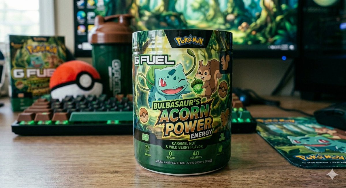 GameHiveGG's tweet image. 🐝Afternoon #gamehive fam!

🚨#GFuel needs to seriously come out with some #pokemon inspired flavors! 

🔥Out of these 4 flavors, which one would you cop first? #pikachu, #charmander, #squirtle, or #bulbasaur
