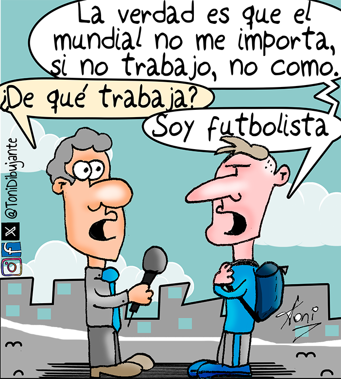 Trabajo
Por <a href="/ToniDibujante/">Toni</a> 

#HumorGrafico #Futbol #DiaDelTrabajador  

don-patadon.com/2026/04/trabaj…