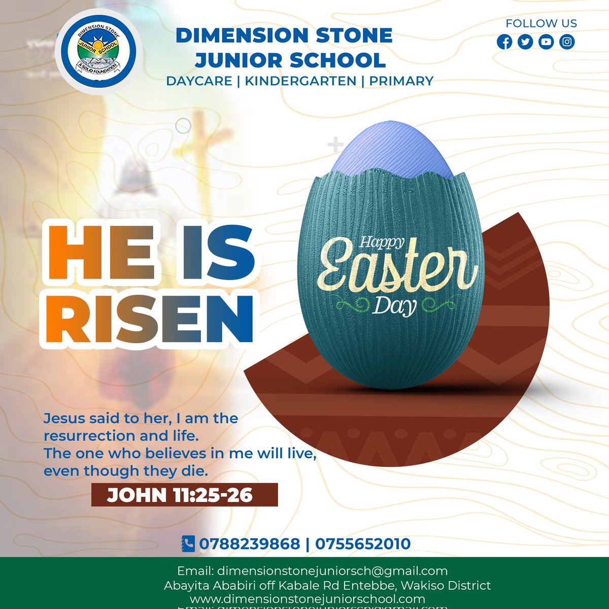DSJrSchool's tweet photo. Happy Easter to all our esteemed parents! 🌸
May this blessed season fill your hearts with peace, joy and abundant grace. ✨ https://t.co/UIeievIjfY