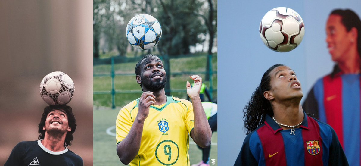 who did it better?
like for Maradona, retweet for Ronaldinho, stream Joga Bonito for OluwaMillar 😂🙏🏾

#JogaBonito
1lane.lnk.to/jogabonito