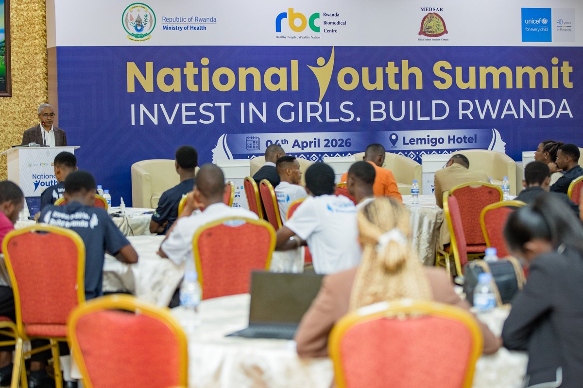 unicefrw's tweet image. “Investing in girls is investing in the foundation of Rwanda’s knowledge economy.” Powerful words and even more powerful action at today’s Youth Summit. Let’s keep the momentum going. #InvestInGirls