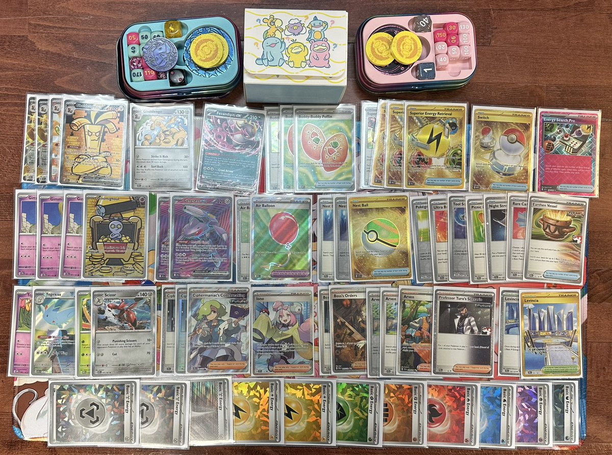 Thanks for the memories, Gholdengo…! It was thanks to you that I felt comfortable enough to start playing locally and made a ton of new friends and fell in love with TCGs again!

This is the last time I can play you in standard… rest in peace, buddy 😭😭😭😭😭😭😭