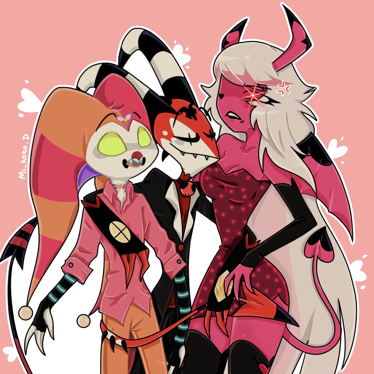 mi_koko_d's tweet photo. "His favorite exes~" My old art… #blitzfizz #blitzika https://t.co/IqRqeCHDuO